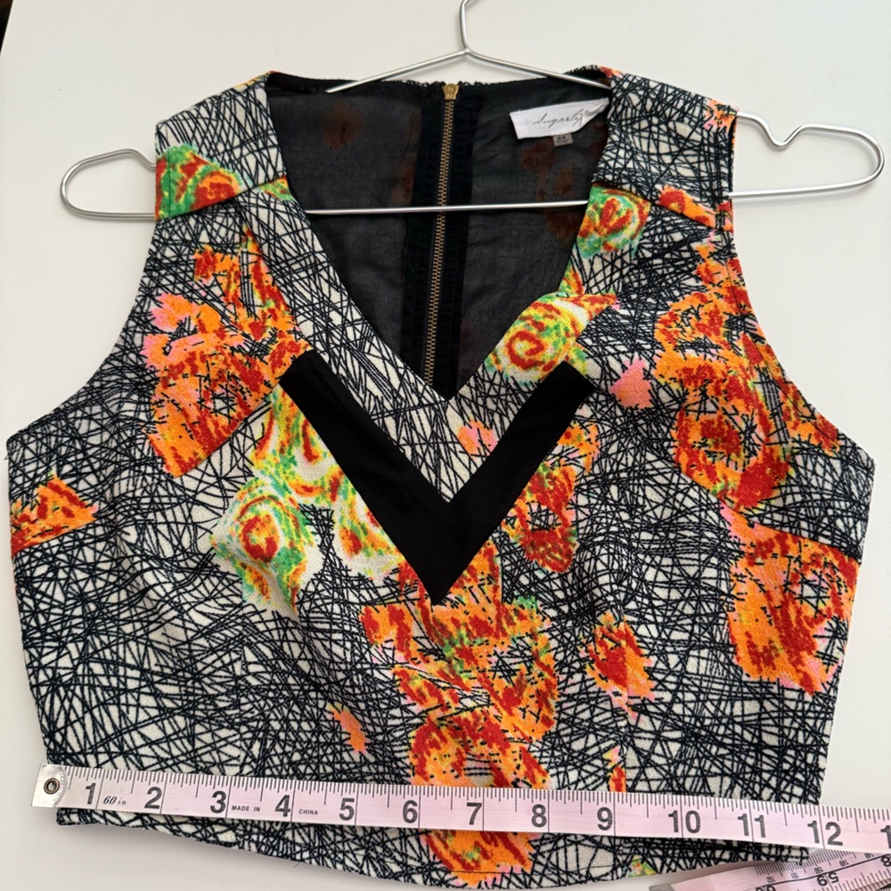 🏴‍☠️6 for $30🏴‍☠️ SugarLips Multi Colored Crop Top - XS - Picture 12 of 13